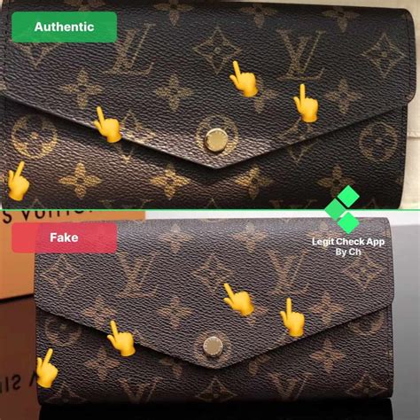 louis vuitton wallet box real vs fake